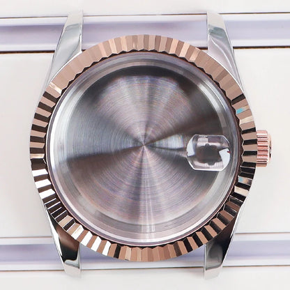 36/39mm Watch Cases Set Sapphire Glass For NH35 NH36 NH34 NH70 8215 Datejust