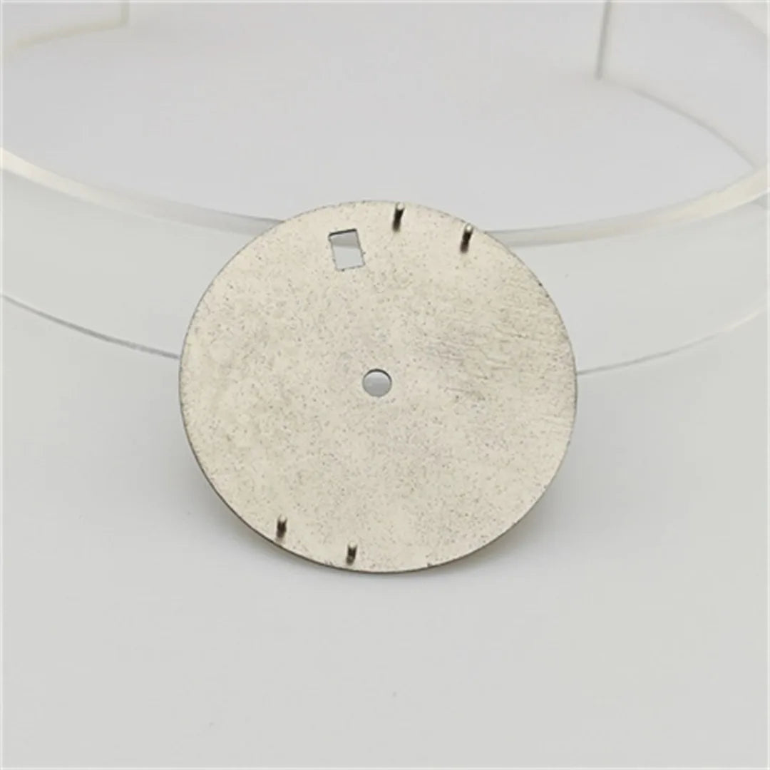 28.5mm Honeycomb Textured Surface Green Luminous Watch Dial for NH35 Movement