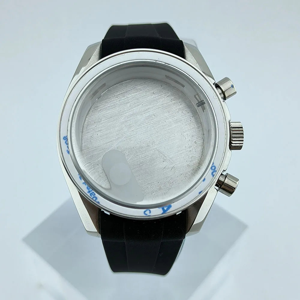40mm Stainless Steel Watch Case with Sapphire Glass fit 32.5mm Dial for VK63