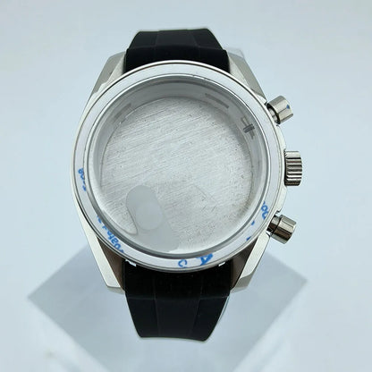 40mm Stainless Steel Watch Case with Sapphire Glass fit 32.5mm Dial for VK63
