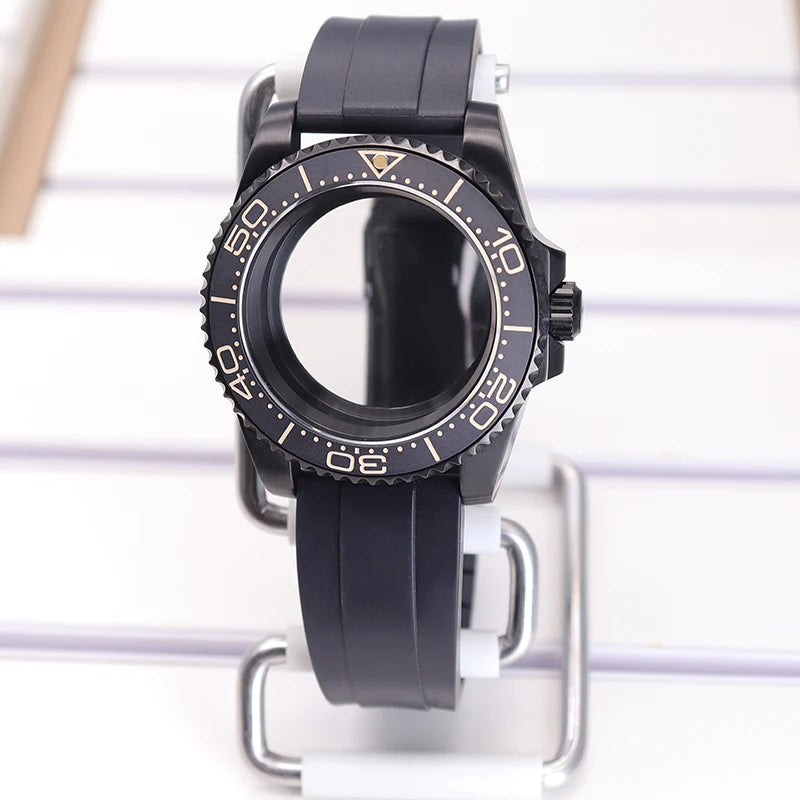 40mm Watch Case Sapphire For SUB NH35 NH36 NH34 GMT NH38 GMT Miyota 8215 Eta2824