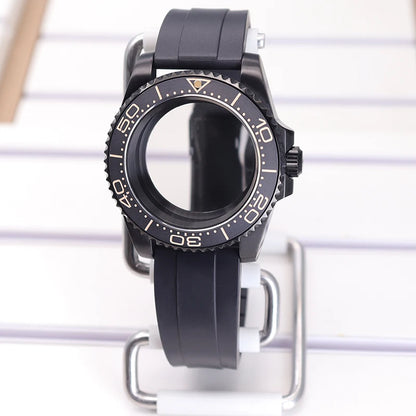 40mm Watch Case Sapphire For SUB NH35 NH36 NH34 GMT NH38 GMT Miyota 8215 Eta2824