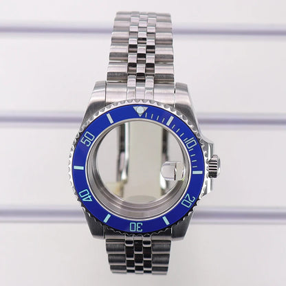 40mm Watch Case C3 Ceramic Bezel For Eta2824 PT5000 NH35 NH36 4R36 Miyota 8215