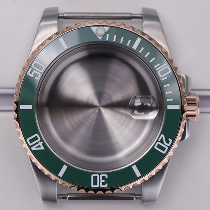 40mm Diver Watch Case For 4R NH35/36 NH38 NH70 Miyota8215 Eta2824 Sapphire Glass