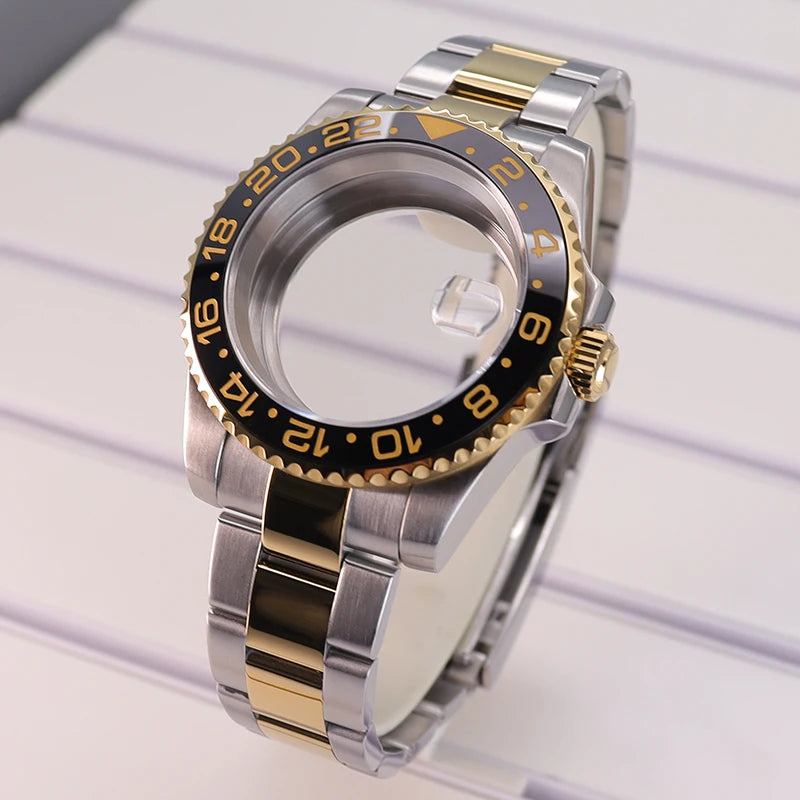 40mm Stainless Steel Watch Cases For Nh35 Nh34 Nh36 Nh70 Eta2824 8215 8205