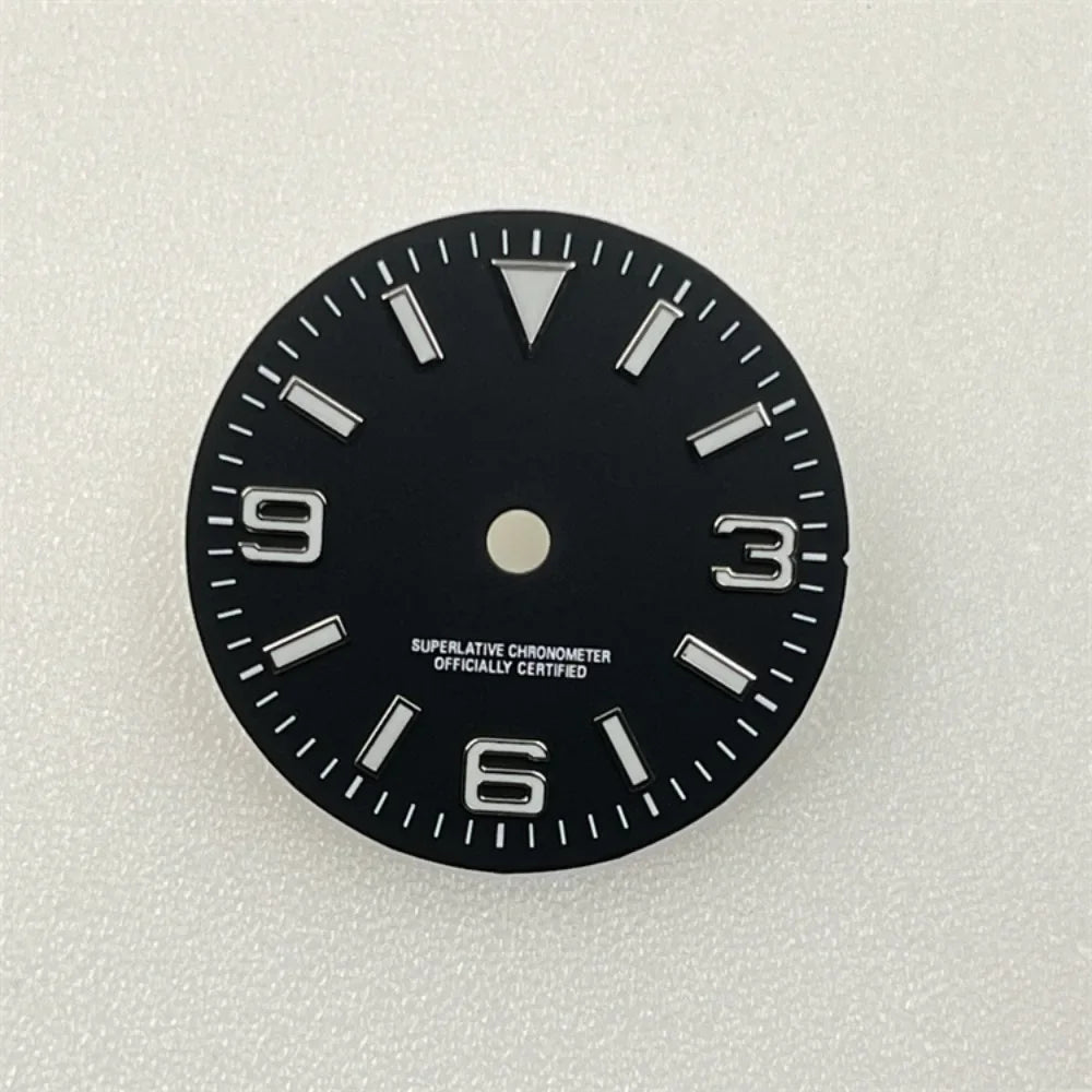 28.5mm/31mm GBW9 Luminous Logbook Surface Watch Dial for NH35A/4R35/NH34/NH36