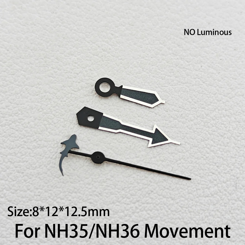 For NH35/NH36 Hands Marine Life Shape Series C3 Green Luminous Dolphin/Mermaid