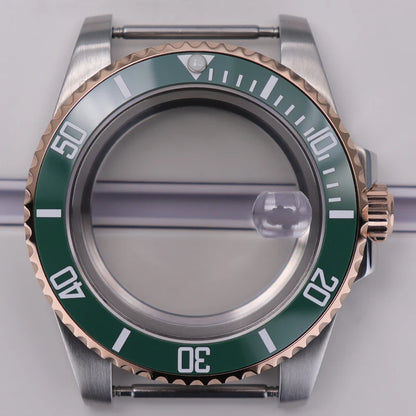 40mm Watch Case For NH35 NH34 NH36 NH70/Miyota8215/Eta2824 PT5000 Slide Buckle