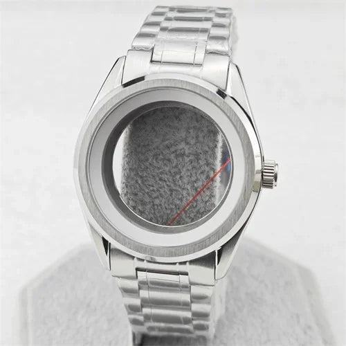 39.5mm SUB Stainless Watch Case Set with Sapphire Glass for NH35/NH36/4R35A