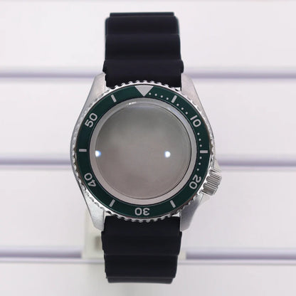 For 20 BAR at 3.8 SKX 42mm Diver Watch Case Sapphire Glass For NH35 NH36 NH38