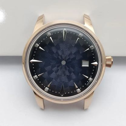 40mm Watch Case 35mm Dial Set Diamond Scale 20mm Strap Cocktail Watch for NH35