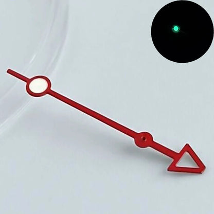 Watch pointer green luminous fit NH34 NH 35 NH36 movement watch hands refit watch Personalized second hand