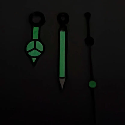 Modified Green Luminous Watch Hands Pointers for NH35/NH36/4R/7S Movement