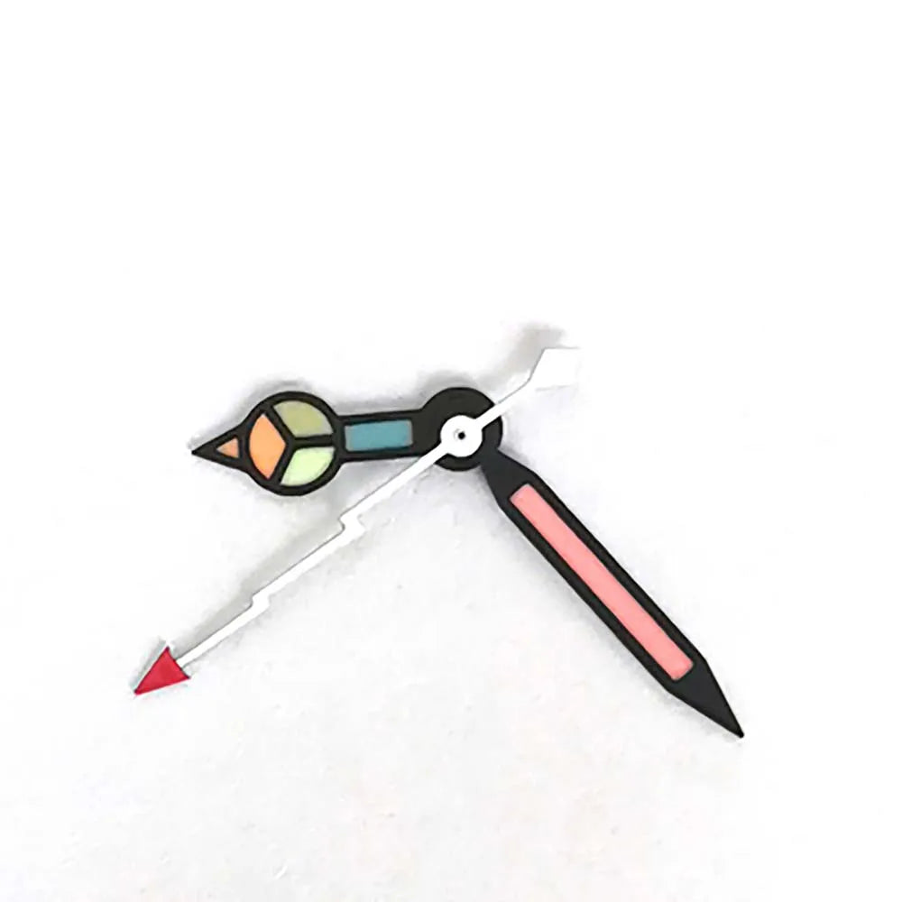 3Pins Green Luminous Watch Hands for NH35/NH36/4R/7S Modified Lightning Pointers