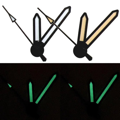 Watch Hands With Green Luminous 3 Pins Fit for NH34/NH35/NH36/4R/7S/NH70