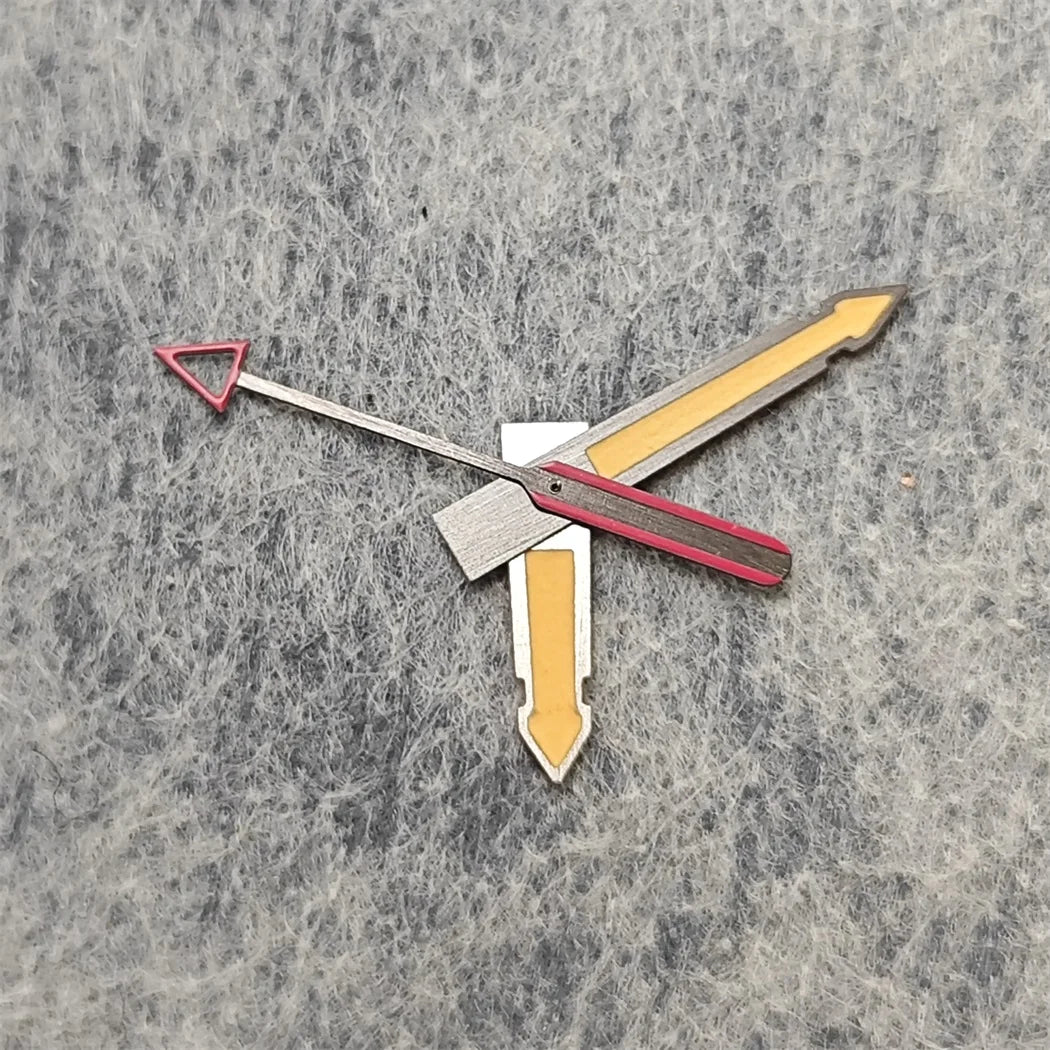 Silvery+Red Hands with Luminous Watch Hands for NH35/ NH34/ NH36/4R/7S/ NH70