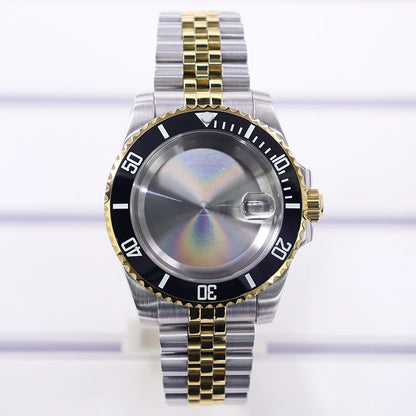 40mm Watch Case Sapphire Glass For Nh35 Nh34 Nh36 Nh72 2824 Miyota 8215 SUB GMT