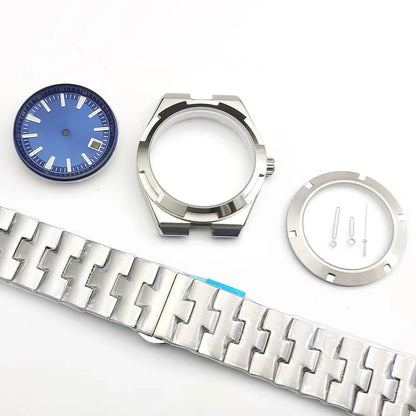41mm Case Kit High-end Strap Sapphire Glass Watch Case for NH35/4R/NH36