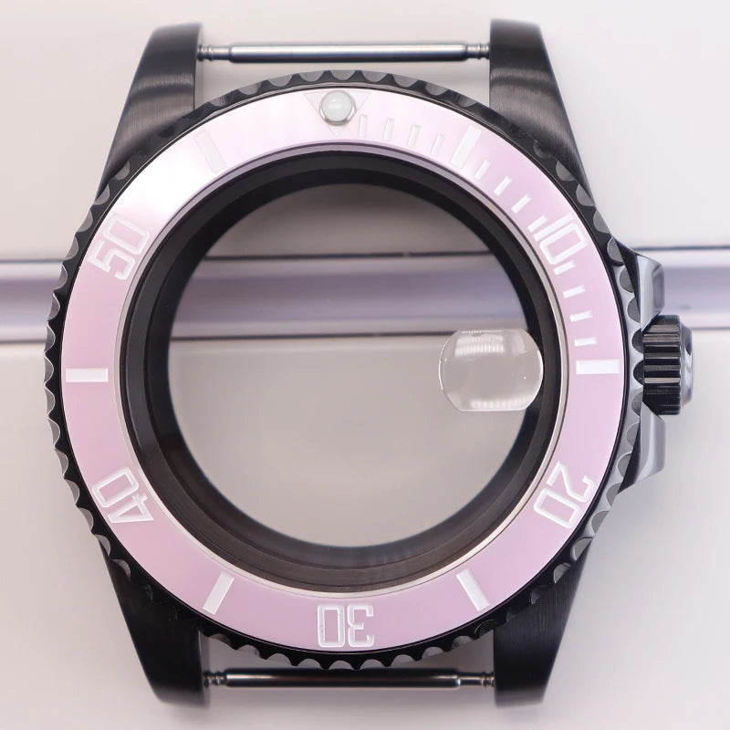 40mm Watch Case For NH34 NH35 NH36 NH38 NH70 4R36 Miyota 8215 Eta 2824 GMT SUB