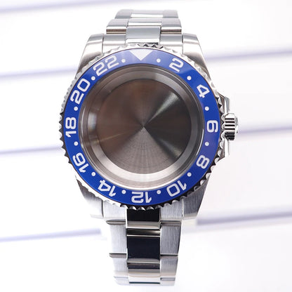 40mm Watch Cases Sapphire For Nh35 Nh36 Nh34/38 Nh70 Miyota 8215 Eta 2824 PT5000
