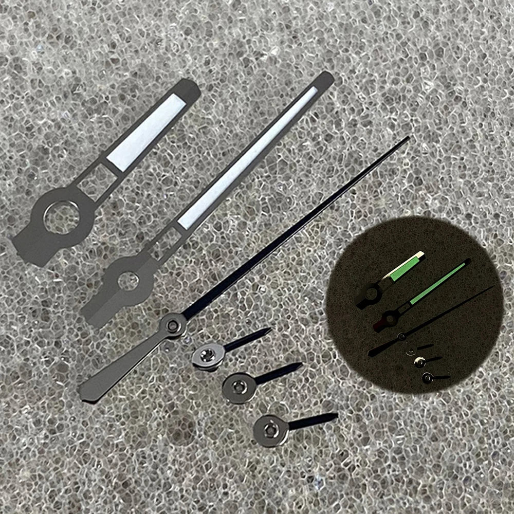 VK63 Hands Green Luminous 6Pinment for VK63 Quartz Movement Modified Watch Hands