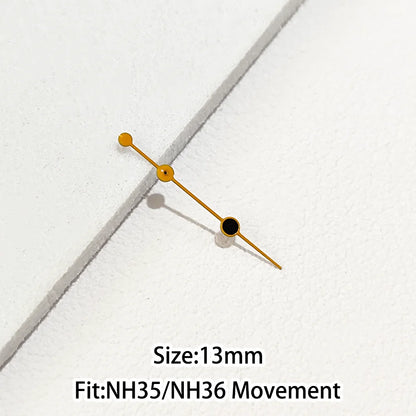 Green/Blue Green Luminous Watch Hands Fit NH35 NH36 Personalized Second Hand