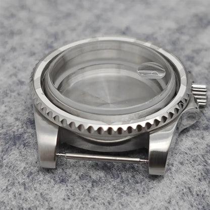 40mm Steel Watch Case for NH35/8215/GD2813/GD3804 with Movement Spacer Ring