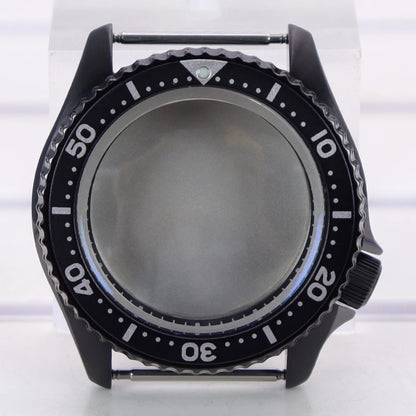 42mm PVD Ring Watch Case With Bezel Sapphire For Mods 007 NH35 NH36 NH38 NH34