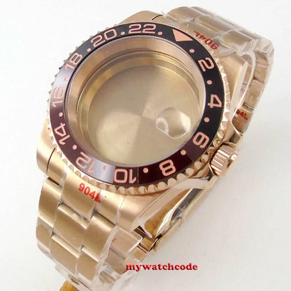40mm Ceramic Bezel Watch Case Fit NH34 NH35 NH36 2824 2836 Miyota 8215 8205