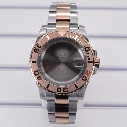 40mm Cases For NH35 NH34 NH36 NH38 NH70 Miyota8215 Eta2824 Unidirectional Bezel