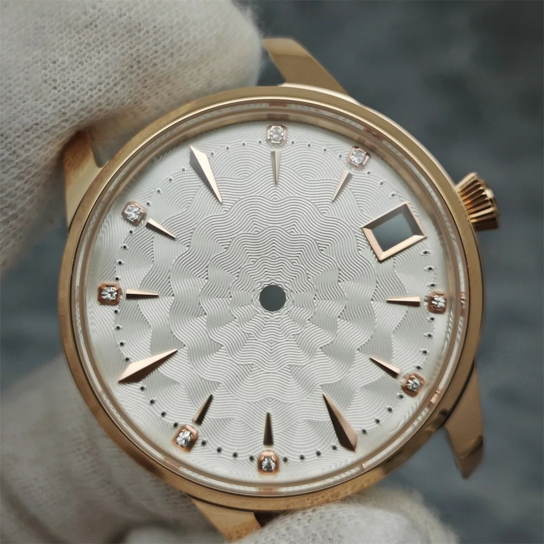 33mm Bubble Crystal Women's Cocktail Steel Watch Case for NH35/NH36/4R35A/4R36A