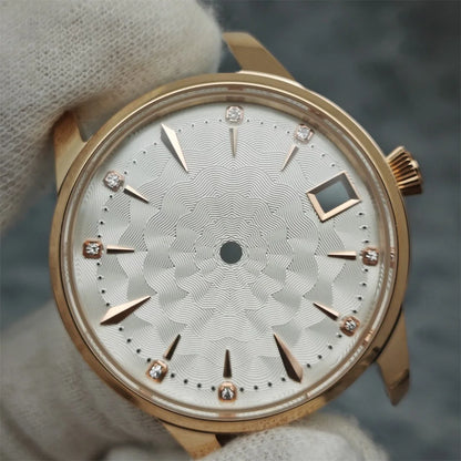 33mm Bubble Crystal Women's Cocktail Steel Watch Case for NH35/NH36/4R35A/4R36A
