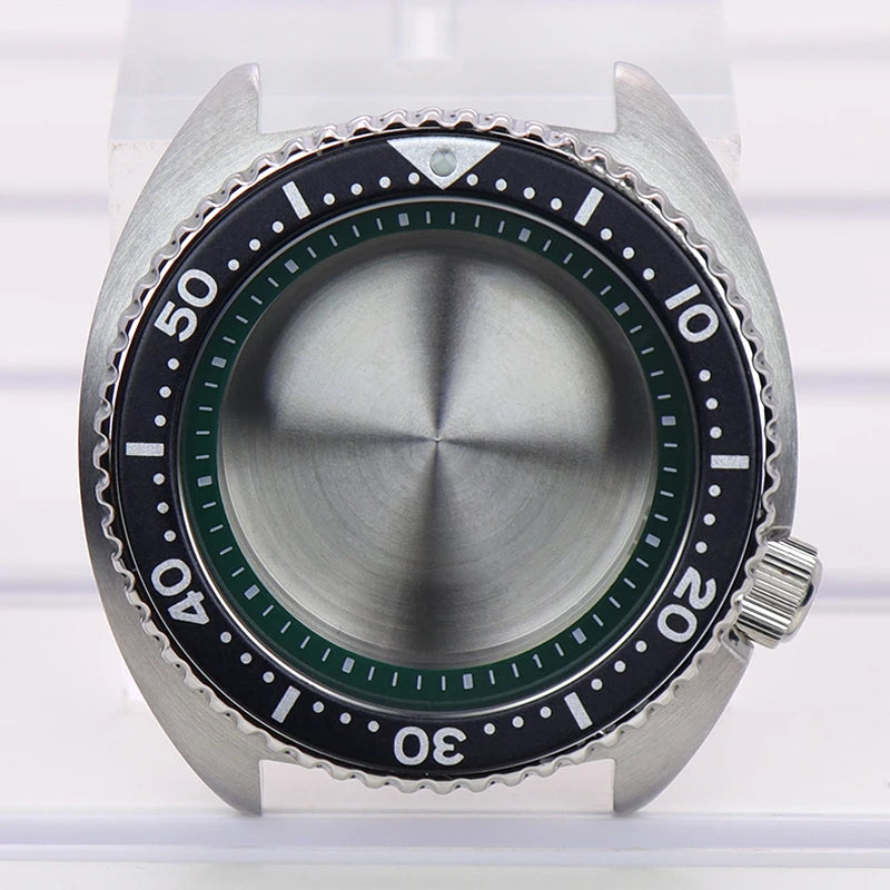 45mm Men's Watch Case With Chapter Ring For Mod Abalone NH35 NH36 NH34/38 4R36