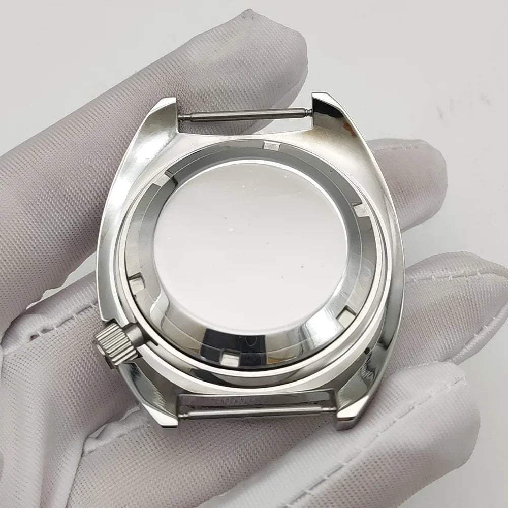 40mm Watch Case with Ceramic Bezel Shadow Ring Sapphire Crystal for NH35/NH36/4R