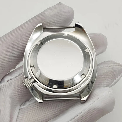 40mm Watch Case with Ceramic Bezel Shadow Ring Sapphire Crystal for NH35/NH36/4R