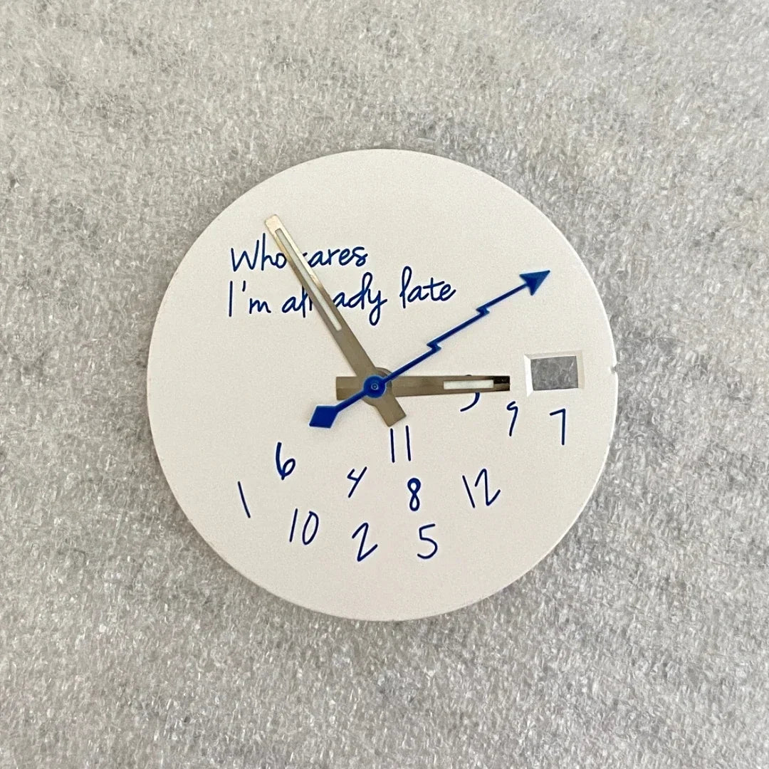 New Log Modified Watch Face 28.5mm DIY Watch Dial Fits NH35/4R36 Movement