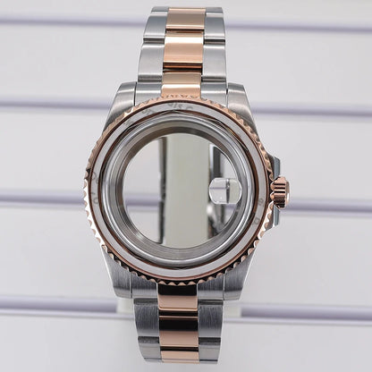 40mm Cases For NH35 NH34 NH36 NH38 NH70 Miyota8215 Eta2824 Unidirectional Bezel