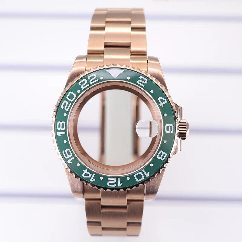 40mm Watch Case For NH35 NH36 NH70/8215/Eta2824 PT5000 NH34 Sapphire Glass