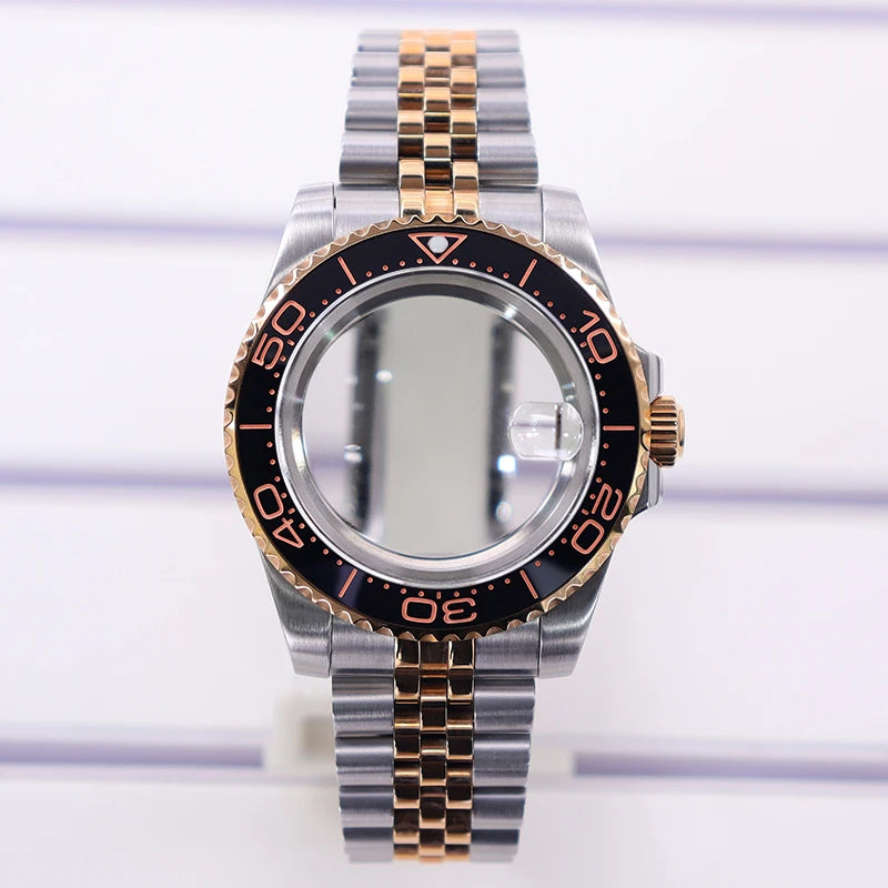 40mm Watch Case For NH35 NH34 NH36 NH70/Miyota8215/Eta2824 PT5000 Slide Buckle