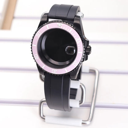 40mm Watch Case Sapphire For SUB NH35 NH36 NH34 GMT NH38 GMT Miyota 8215 Eta2824