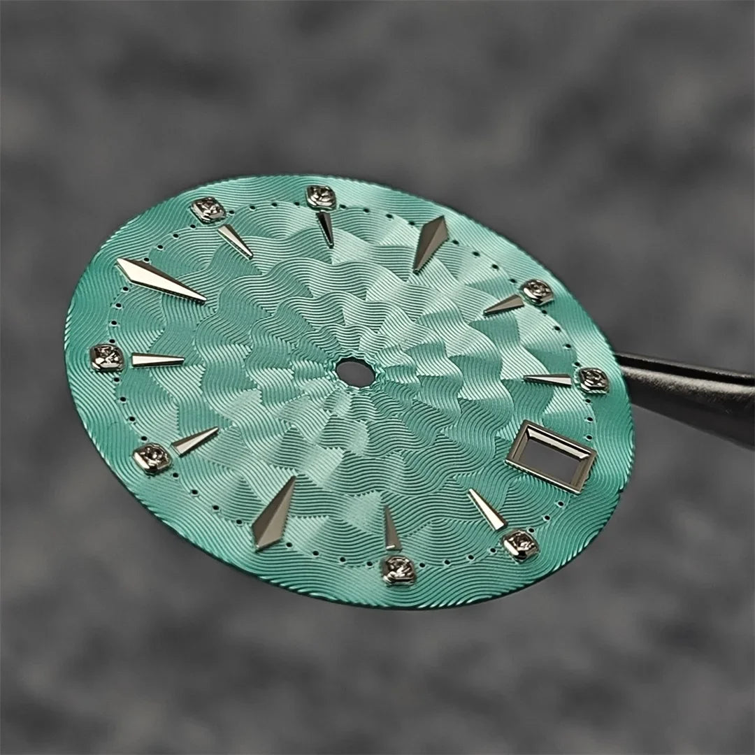 33mm Bubble Crystal Women's Cocktail Steel Watch Case for NH35/NH36/4R35A/4R36A