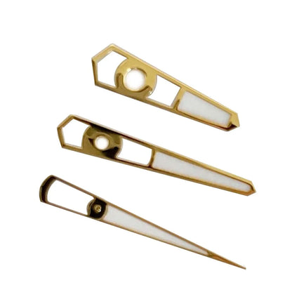 Green Luminous Watch Hands 3 Pins Silver/Gold/Rose for NH35 NH36 4R 7S Movement