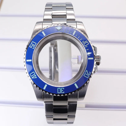 40mm Diver Case C3 Bezel Sapphire Glass For NH35 NH36 NH34 NH38 8215 Eta2824 SUB