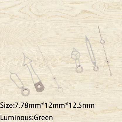 Modified Green Luminous hollow out Watch Hands for NH35/NH36/4R/7S Movement