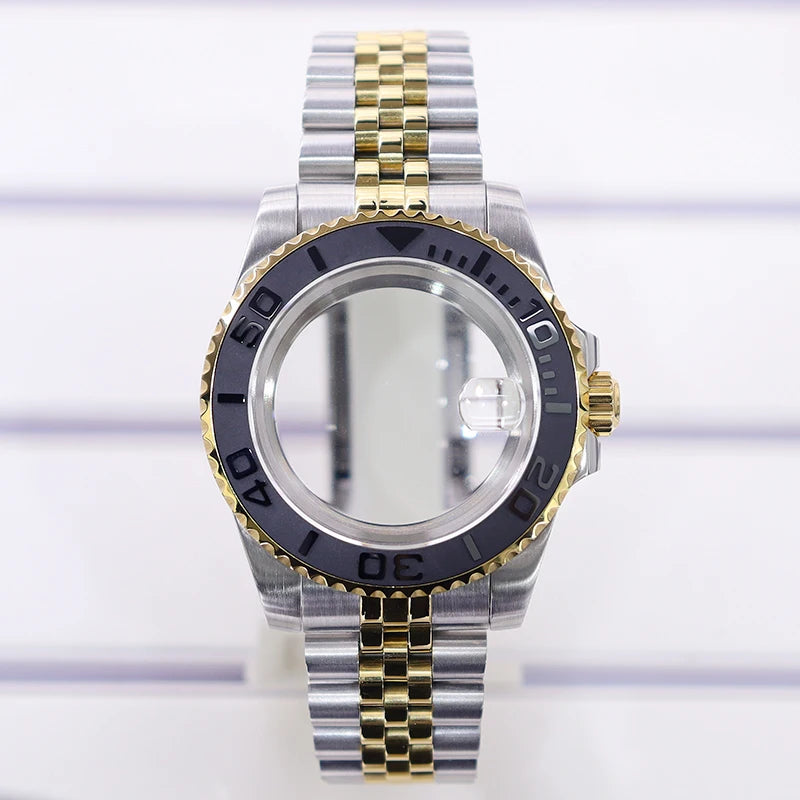 40mm Watch Case Sapphire Glass For Nh35 Nh34 Nh36 Nh72 2824 Miyota 8215 SUB GMT