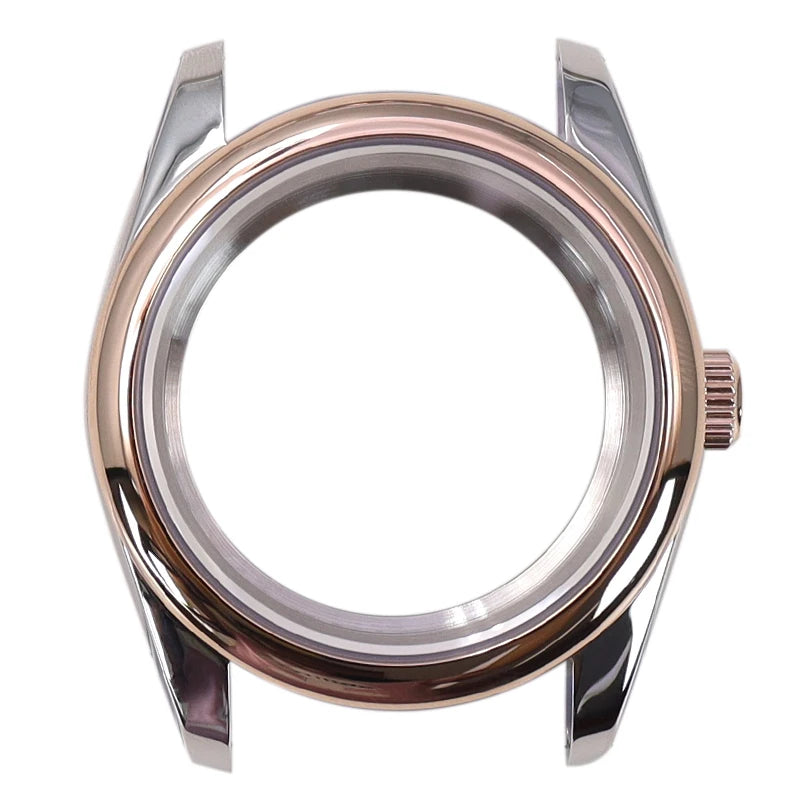 36/39mm Watch Case For NH35/36 NH38 NH70 Miyota 8215 Cases Sapphire Glass Oyster