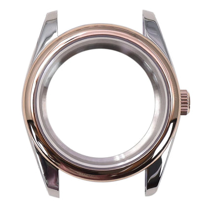36/39mm Watch Case For NH35/36 NH38 NH70 Miyota 8215 Cases Sapphire Glass Oyster