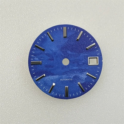 Personalized 28.5mm Multicolor Watch Dial Cloud Sea Faces for NH35 Movement
