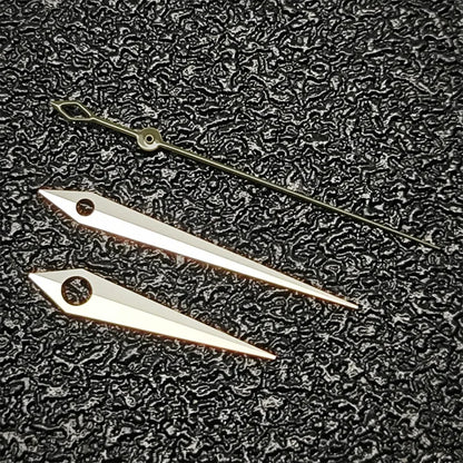 Gold/Rose/Silver/Blue Second Hands Silver Trim Watch Hands for NH35/NH36/NH34