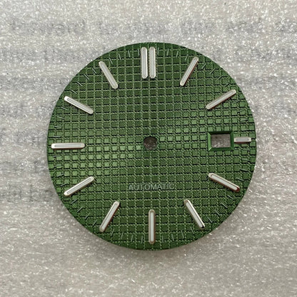 31.8mm Watch Dial AP Customizable Slogo For NH35 NH36 Hands C3 Green Luminous
